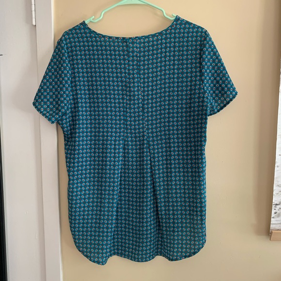 Blue patterned tunic top - Picture 4 of 4